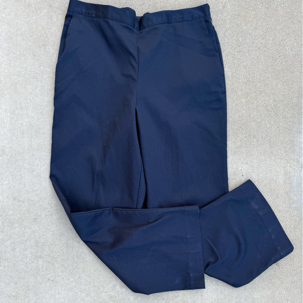 Alfred Dunner Pull-On Straight Pants (Size 12)